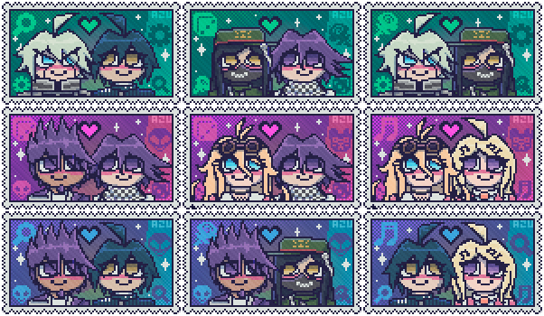 Danganronpa V3 Stamps
